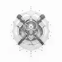 audio spectrum  tattoo design idea