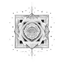 audio spectrum  tattoo design idea