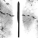 Sword with broken blade  tattoo design idea