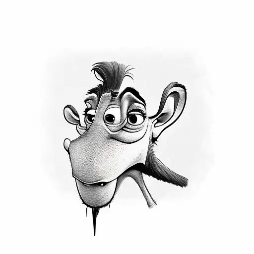 Manny from ice age tattoo design idea
