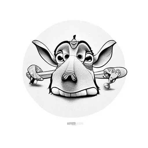 Manny from ice age tattoo design idea