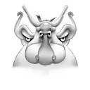 Manny from ice age tattoo design idea