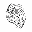 double wave crest with gps coordinates tattoo design idea