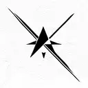 double wave crest with gps coordinates tattoo design idea