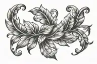 Laurel wreath tattoo design idea