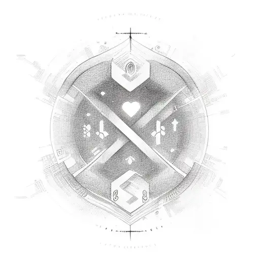 heartbeat with the name Jay an BF underneath the day 01/31/infinity sign tattoo design idea