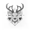 deer hunter tattoo design idea