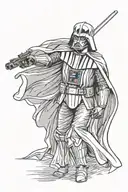 star wars Darth Vader tattoo design idea
