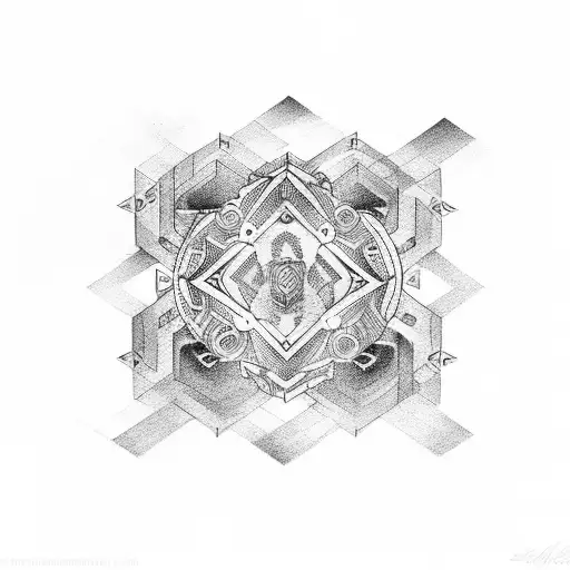 Cannon tattoo design idea