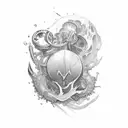 Symbolize forever sleeve tattoo design idea