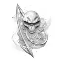 Symbolize forever sleeve tattoo design idea