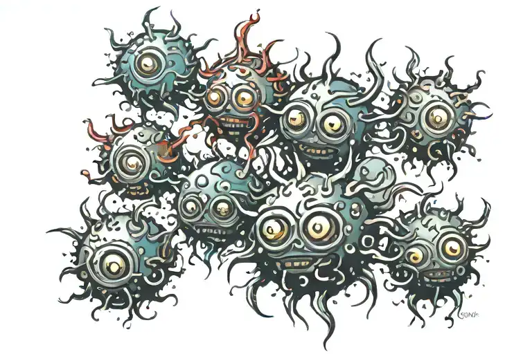 soot sprites tattoo design idea