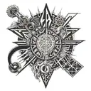 AC/DC lyrics: "a touch too much." tattoo design idea