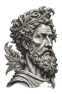 stoic philosophy marcus aurelius tattoo design idea