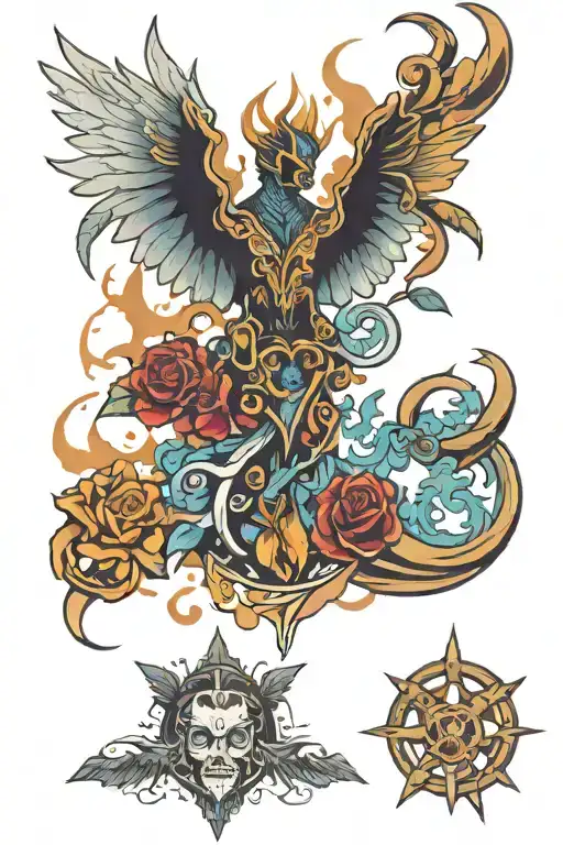 solo leveling tattoo design idea