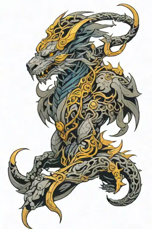 solo leveling igris tattoo design idea