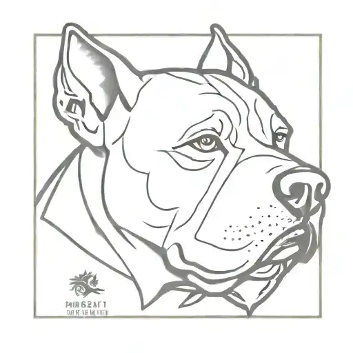 Design a tattoo of a paw of pitbull named Kratos tattoo design idea