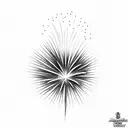 fireworks tattoo design idea