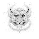 live life tattoo design idea