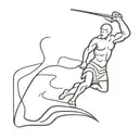 man in the arena  tattoo design idea