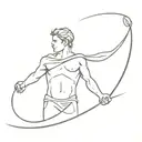 man in the arena  tattoo design idea