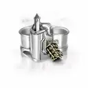 brass knuckles and barb wire  tattoo design idea