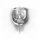 brass knuckles and barb wire  tattoo design idea