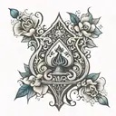 cuckold spades bbc tattoo design idea