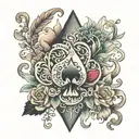 cuckold spades bbc tattoo design idea