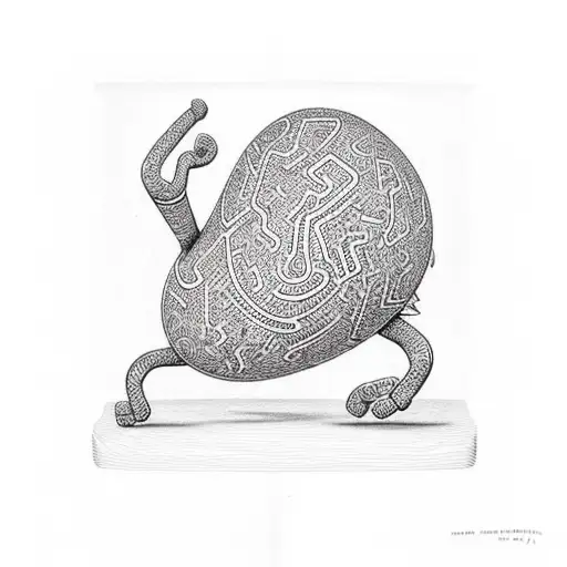 keith haring tattoo design idea