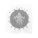 keith haring tattoo design idea