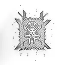 keith haring tattoo design idea