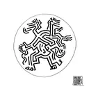 keith haring tattoo design idea