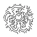 keith haring tattoo design idea