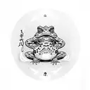toad sage  tattoo design idea