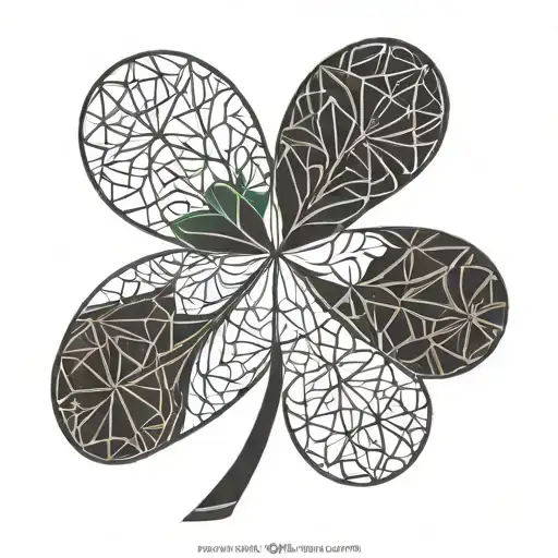 geometric shamrock tatoo design tattoo design idea