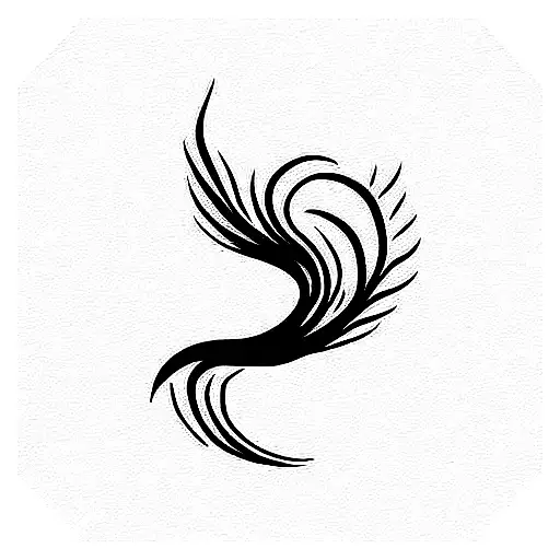 silk on fire tattoo design idea