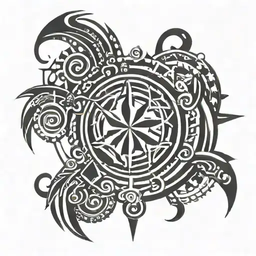 Kompass,  Deutschland  tattoo design idea