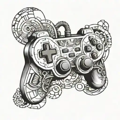 GAMES Controler  tattoo design idea