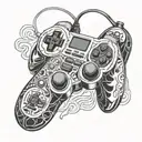 GAMES Controler  tattoo design idea