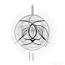 Design a tattoo that combines elements from Arctic Monkeys album covers and iconic scenes from Lars von Trier movies tattoo design idea