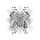 honeycomb tattoo design idea