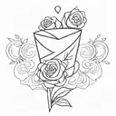 I love you a bushel and a peck and a hug around the neck tattoo design idea