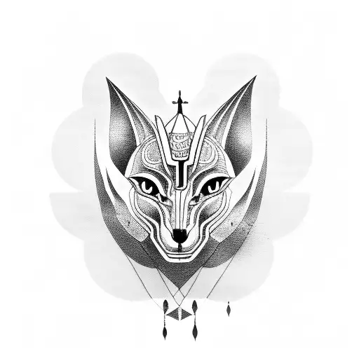 Anubis tattoo design idea