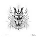 Anubis tattoo design idea