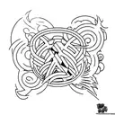 808 tattoo design idea