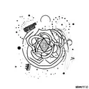 808 tattoo design idea