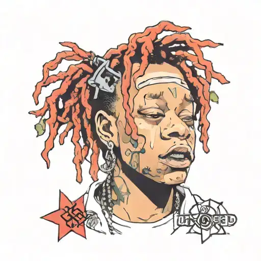 trippie redd tattoo design idea