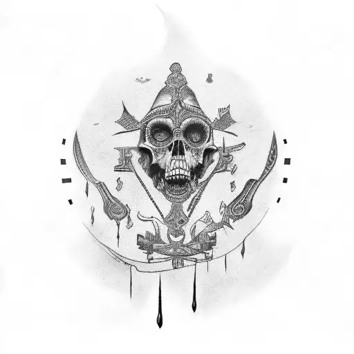 chicano los angeles tattoo design idea