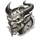 devil killer tattoo design idea